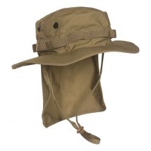 Chapeau britannique Ripstop avec rabat arrière - Coyote / S