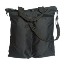Sac porte casque à bandoulière - Noir