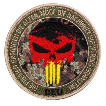 Patch Punisher Skull   rouge or - Default Title