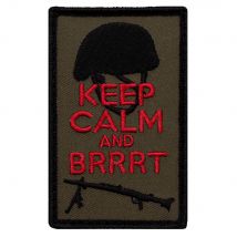 Patch Keep calm and Brrrt  rouge - Default Title