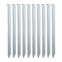 Piquet de tente acier 30 cm lot de 10 - Default Title
