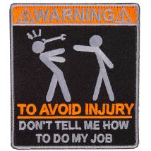 Patch Warning - Noir