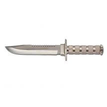Couteau de survie argenté - Default Title