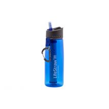 Gourde Go avec filtre 2-Stage 0.65 L bleuOlive