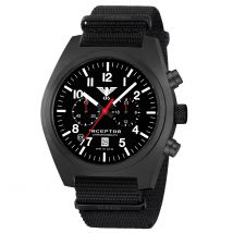 Montre Inceptor Black Steel Chronograph bracelet O - Default Title