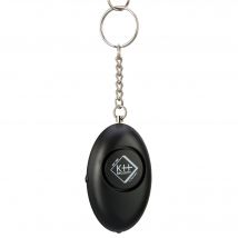 KH-Security Alarme porte clés avec lampe LED - Noir