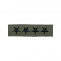 Insigne Général US 4 Étoiles Tissu - Default Title
