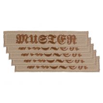 Bandes patronymiques lot de 5 kaki marron (ancien) - Default Title