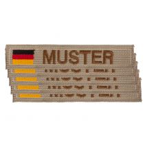 Bandes patronymiques lot de 5 DE kaki - Default Title