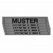 Bandes patronymiques lot de 5 gris noir - Default Title