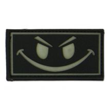 Patch 3D Evil Smiley luminescent inverse - Rémanence