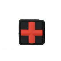 Patch 3D Red Cross Medic - - Noir / Large