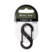 Mousqueton S-Biner t. 2 plastique - Noir / 4