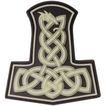 JTG Patch 3D Dragon Thors Hammer luminescent - Default Title