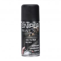 Sniper Paint Bombe de peinture Box Army 150 ml - Noir