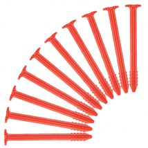 Swiss Piranha Piquet lot de 10 Peg RT120 rouge - Default Title