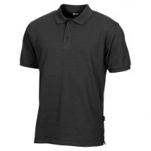 Polo avec col boutonné - Noir / M