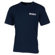T-Shirt Security bleu - L
