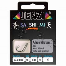 Hameçon Allround Sa-Shi-Mi taille 4 lot de 10 - Default Title