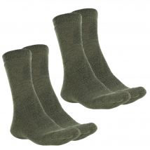 Chaussettes Merino  lot de 2 - Olive / 4