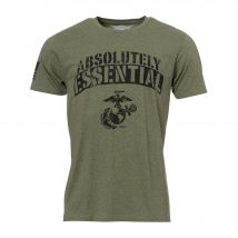 T-Shirt USMC Absolutely Essential scarlet - Military Green / S