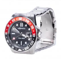Montre Mondaine Aqua Steel 41 - Argent Rouge