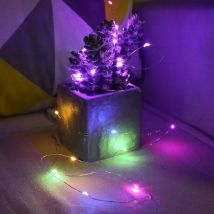 4Pcs LED Light String Holiday Cake Bouquet Gift Box Decoration, Colorful