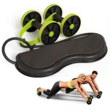 Abdominal Exercise Roller Resistance Band Core Strength Waist Slimming Trainer