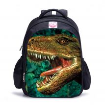 3D Dinosaur Backpack School Bags Bookbag for Boys Kids Gifts, Dinosaur F