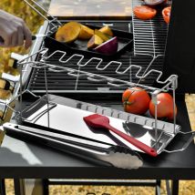BBQ Chicken Leg Wing Grill Rack 4Pcs Set Barbecue Tools