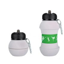 Collapsible Silicone Durable Handheld Kids Water Bottle For Camping Hiking, Type 5