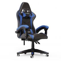 Gaming Chair Ergonomic Computer Desk Chair with Headrest Lumbar Support, Blue