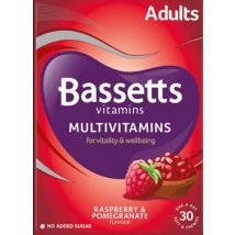 Bassetts Adults Chewable Multivitamins Raspberry & Pomegranate