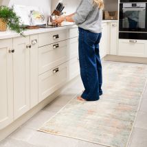 Washable Multicolour Abstract Runner - Lissy - Everyday - 60cm x 240cm Runner