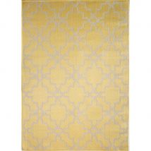 Yellow Flatweave Indoor Outdoor Rug - Darcy - Habitat - 80cm x 150cm