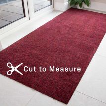 Red Durable Eco-Friendly Washable Mats - Hunter - Cut to Measure - Hunter - 1ft