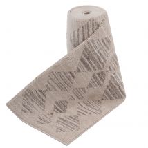 Neutral Diamond Pattern Stair Carpet - Ikaro - 60cm