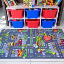 Play Town Village Roads Kids Rug - Kids - 80cm x 120cm