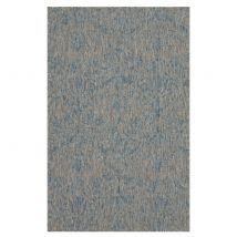 Aqua Flatweave Outdoor Rug - Lanark - Habitat - 80cm x 150cm