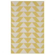 Yellow Grey Outdoor Rug - Marlo - Habitat - 120cm x 170cm