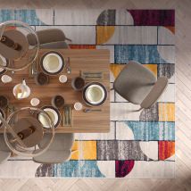 Colourful Wabi Sabi Area Rug - Oscar - 120cm x 170cm