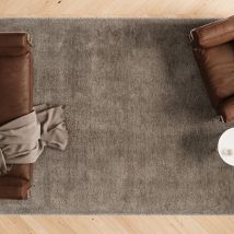Premium Grey Shaggy Rug - Dove - Amore - 120cm x 170cm