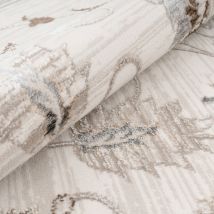 Elegant Floral Border Rug - Eshana - Antares - 120cm x 170cm