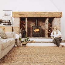 Rustic Jute Sisal Brown Natural Area Rugs - Boucle - Jute - 80cm x 150cm