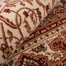 Traditional Regal Red Rug - Navan - Jasmine - 80cm x 150cm
