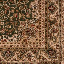 Classical Rich Green Rug - Sunil - Jasmine - 80cm x 150cm
