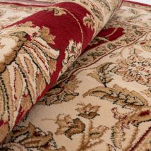 Classical Red Floral Rug - Tirta - Jasmine - 80cm x 150cm