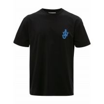 T-shirt nera logo anchor
