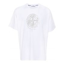 T-shirt bianca logo Compass