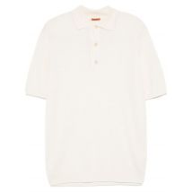 Polo avorio in maglia